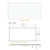 LED FANTASY LED Panel 2x4 Dimmable 50W 24''x48'' Panel (420W Equivalent), 5000K Daylight 5250 Lumens White Frame, IP40, DLC-Qualified & UL-Listed view 4