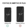 amFilm Glass Screen Protector for Samsung Galaxy S9, 3D Curved Tempered Glass, Dot Matrix with Easy Installation Tray, Case Friendly (Black), 1 Pack view 3