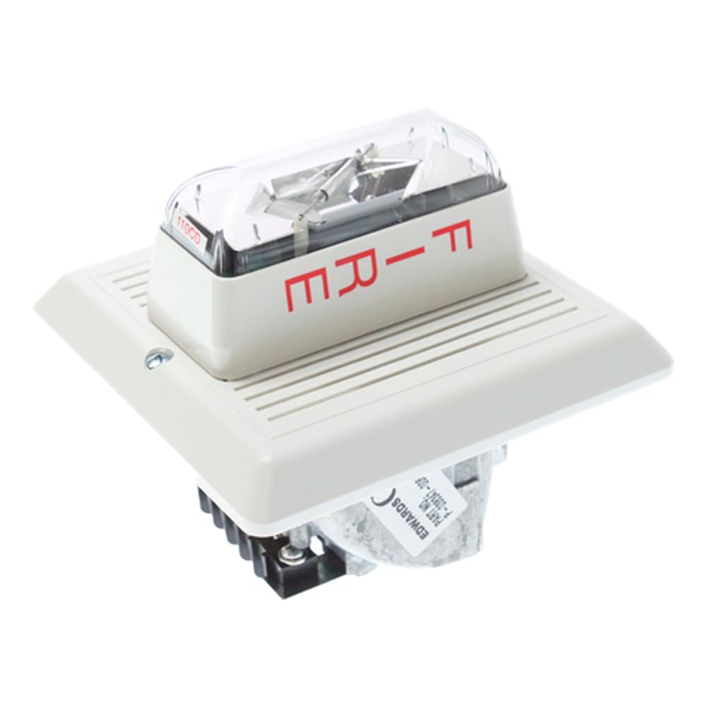 EST Edwards 757-8A-RS70W Integrity Wall-Mount Speaker Strobe, 70-VRMS, White