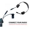 BTECH Universal 2-Pin K1 to 3.5mm Audio Adapter with One-Touch PTT  Premium Compatibility with BaoFeng, Kenwood Radios & 3.5mm Headsets with in-Line Mics view 2