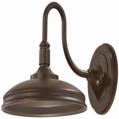 Minka Harbison 8 3/4" High Textured Bronze LED Outdoor Wall Light