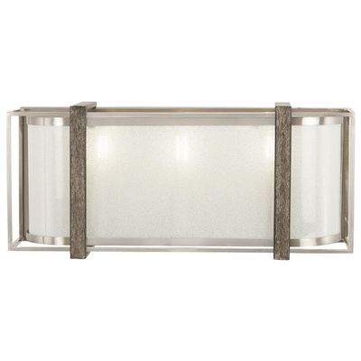 Minka Lavery Wall Light Fixtures 4563-098 Tyson's Gate Bath Vanity Lighting, 3-Light 180 Watts, Brushed Nickel