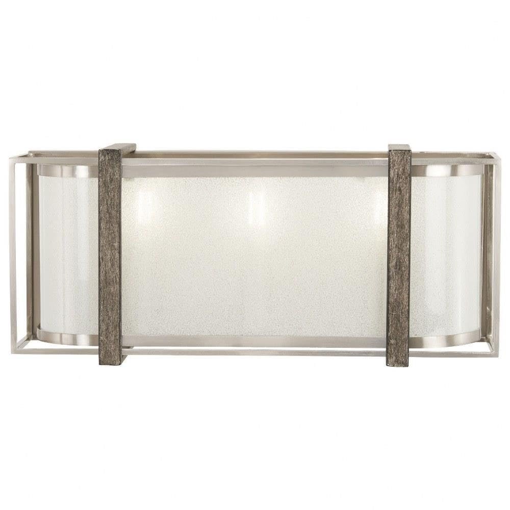 Minka Lavery Wall Light Fixtures 4563-098 Tyson's Gate Bath Vanity Lighting, 3-Light 180 Watts, Brushed Nickel