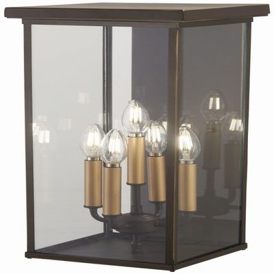 Minka Casway 22" High Oil-Rubbed Bronze Outdoor Pocket Wall Light