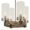 Minka Lavery 4637-106 Bridlewood Semi-Flush, 0-Light, 0 Total Watts, 15.75-in H x 13.75-in W, Stone Grey w/Brushed Nickel view 2
