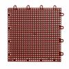 IncStores 5/8 Inch Thick Outdoor Basketball Court Flooring | Build The Ultimate Space for Basketball, Tennis, and More with Weatherproof Plastic Floor Tiles | Brick Red, 1 Tile view 1