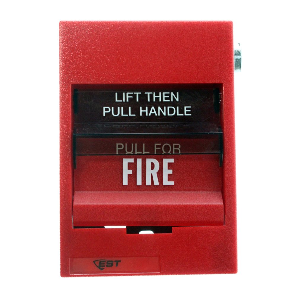Edwards System Technologies (EST) Edwards System Technologies (Est) Est Edwards Siga-278 Intelligent Double Action One Stage Pull Station, Red