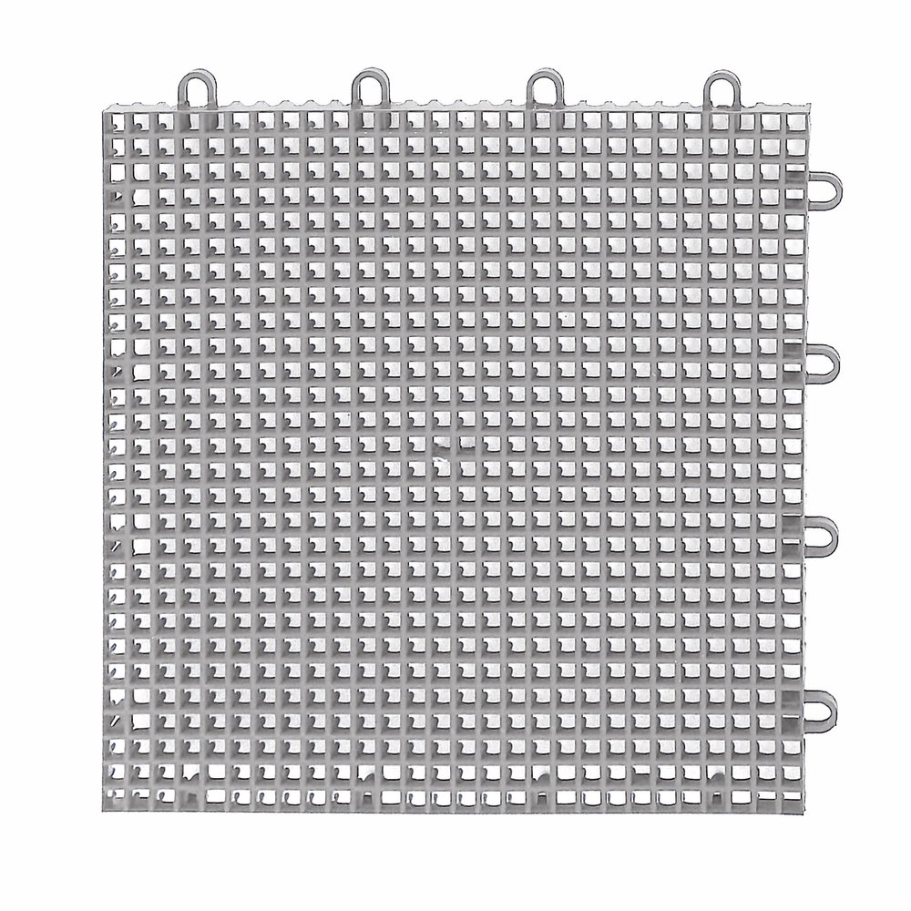 IncStores 5/8 Inch Thick Outdoor Basketball Court Flooring | Build the Ultimate Space for Basketball, Tennis, and More with Weatherproof Plastic Floor Tiles | Graphite, 1 Tile