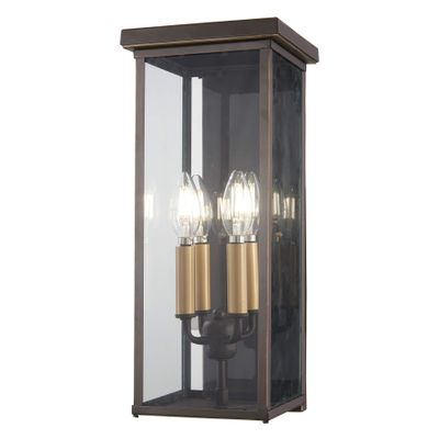 Minka Lavery Casway 17" High Oil-Rubbed Bronze Outdoor Pocket Wall Light