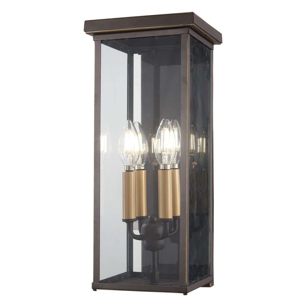Minka Lavery Casway 17" High Oil-Rubbed Bronze Outdoor Pocket Wall Light