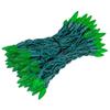 Novelty Lights 50FT 100 LED C6 Blue Outdoor Christmas String Lights view 2