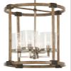Minka Lavery 4640-106 Bridlewood Foyer Pendant, 4-Light, 240 Total Watts, 14.5-in H x 22-in W, Stone Grey w/Brushed Nickel view 2