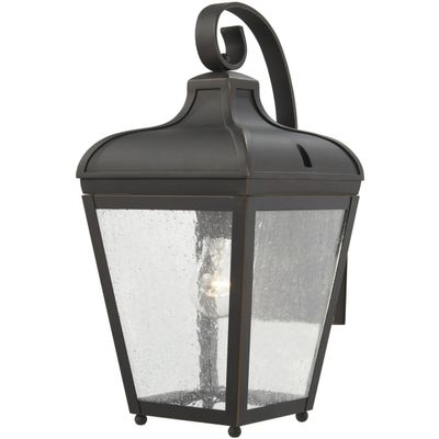Minka Lavery Outdoor Wall Light 72481-143C Marquee Exterior Wall Lantern, 1-Light 100 Watts, Oil Rubbed Bronze