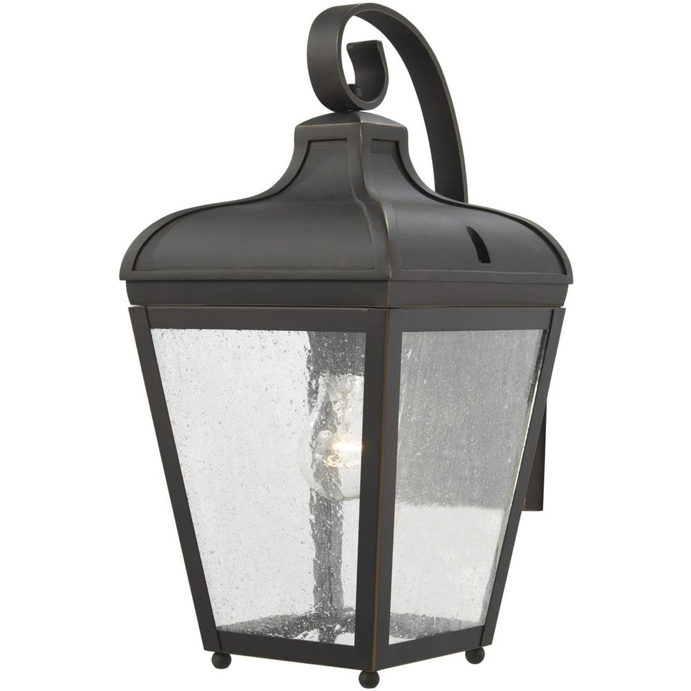 Minka Lavery Outdoor Wall Light 72481-143C Marquee Exterior Wall Lantern, 1-Light 100 Watts, Oil Rubbed Bronze