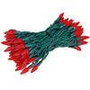 Novelty Lights 50FT 100 LED C6 Red Outdoor Christmas String Lights, UL view 3