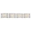 George Kovacs P5284-077-L Forest Ice Vanity, 4-Light LED 40 Total Watts, Chrome view 2