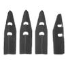Game Room Guys 4 Black PinCab Leg Protectors & 8 Bolt Protectors view 3
