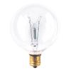 Bulbrite 311040 40G16CL3 40-Watt Incandescent G16.5 Globe, Candelabra Base, Clear (Pack of 12) view 1