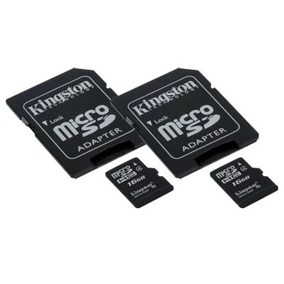 Samsung SM-T700 Tablet Memory Card 2 x 16GB microSDHC Memory Card with SD Adapter (2 Pack)
