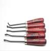 5pc UJ Ramelson - Ullman Single Lined Carbide Tipped Checkering Tool Set - Gunsmithing - Made in USA view 2