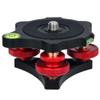 Desmond DLEVX-68 Leveler w Bubble Level for Tripod 3/8 Precision Tri-Wheel Leveling Base view 1