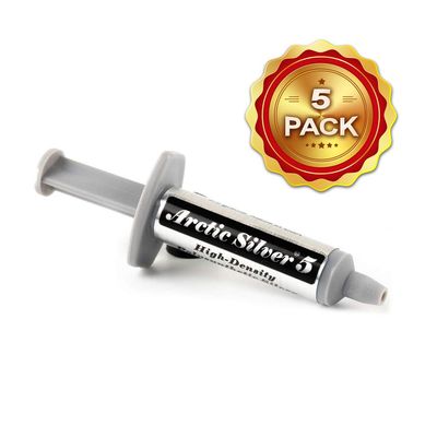Arctic Silver 5 Thermal Compound 3.5 Gram (Pack of 5) AS5-3.5G X5