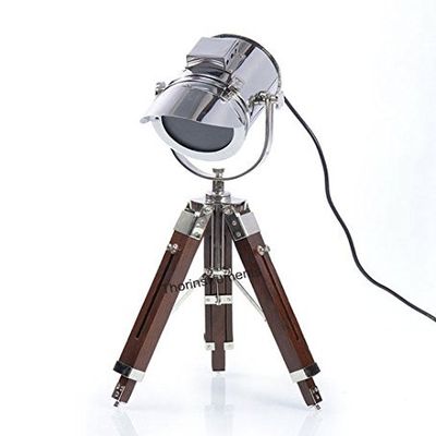 Thor Vintage Designer's Spotlight Table Lamp Tripod lamp Home Decor Rustic Vintage Home Decor Gifts