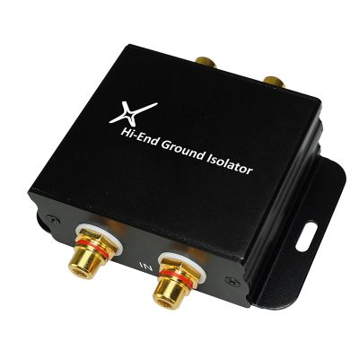 XtremPro Hi-end Ground Loop Noise Isolator/Filter for Car Audio/Home High-Fidelity System - Black (65042)
