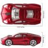 CHUYI Cool Sports Car Shaped Wireless Mouse 1600DPI Cordless Optical Mice with USB Receiver for Office School Home Travel, for PC Laptop Computer Gift (Red-1 Pack) view 4
