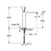 Grohe 23661000 Eurocube Joy Basin Mixer view 4
