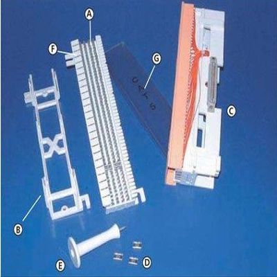 Hellermanntyton T66MC4 Plastic Cover for 66 Block Clear 1-pkg