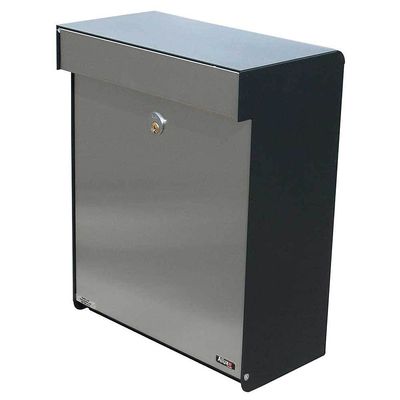 Qualarc ALX -GRM-BS Allux Series MailBoxes Grandform, Black/Stainless