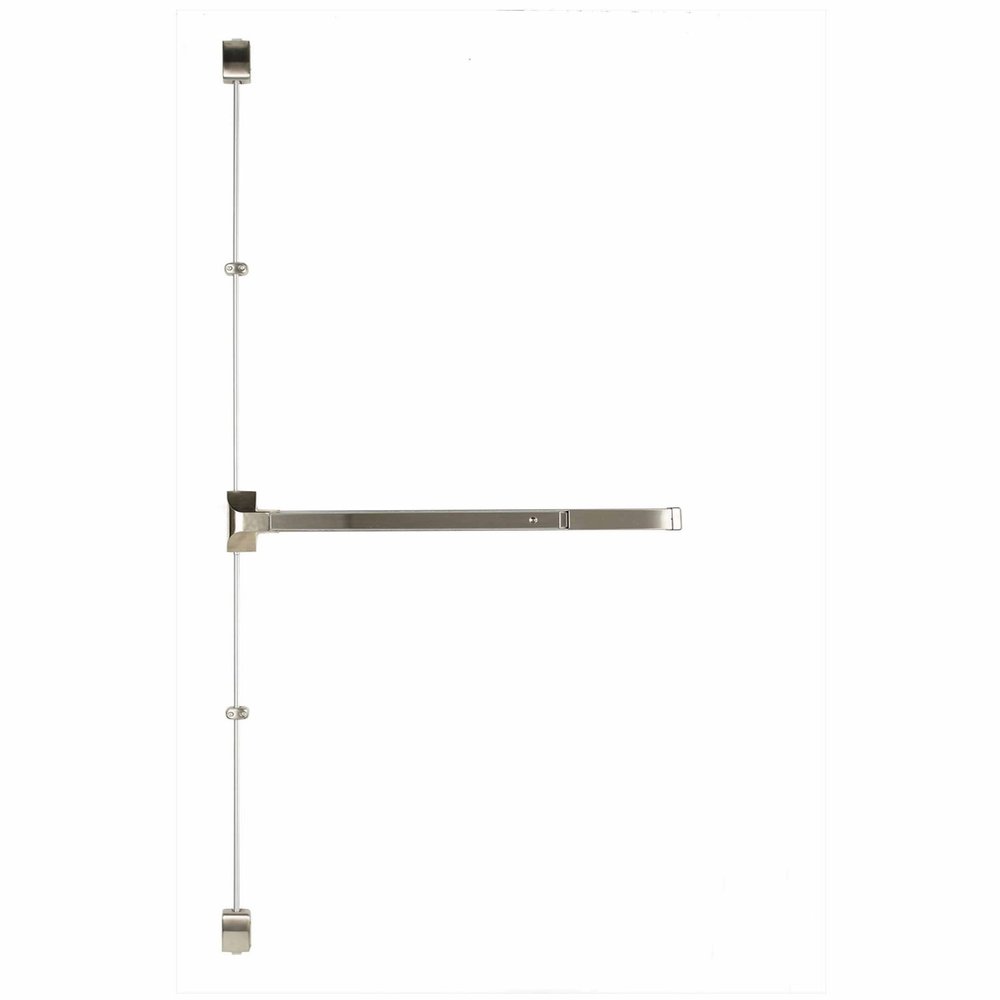 Copper Creek V9560F-SS-48 Fire Rated Grade 1 Vertical Rod Exit 48-Inch Wide, Satin Stainless