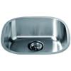 Dawn 3238.0 Undermount Single Bowl Bar Sink, Polished Satin view 1