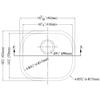 Dawn 3238.0 Undermount Single Bowl Bar Sink, Polished Satin view 2