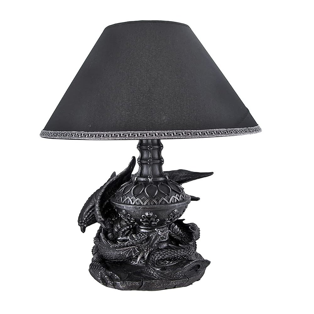Zeckos `Draco Awakens` Lying Dragon Lamp