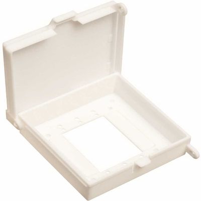 Arlington DBK55C-1 Weatherproof, Non-Metallic Keypad and Thermostat Cover, 5" x 5", Clear, 1-Pack