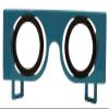 3D VR Glasses - Portable and Foldable Google Cardboard Party Pack of 10 for Viewing Parties! Virtual Reality Goggles, Foldable and Come With Case view 4