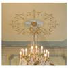 Marie-Antoinette Ceiling Medallion Stencils - Decorative Wall and Ceiling Design - DIY French Classic Home Dcor - Cutting Edge Stencils view 1