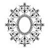 Marie-Antoinette Ceiling Medallion Stencils - Decorative Wall and Ceiling Design - DIY French Classic Home Dcor - Cutting Edge Stencils view 3