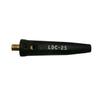 Lenco 05423 LDC-25 Black Male Dinse Style Cable Connector view 1
