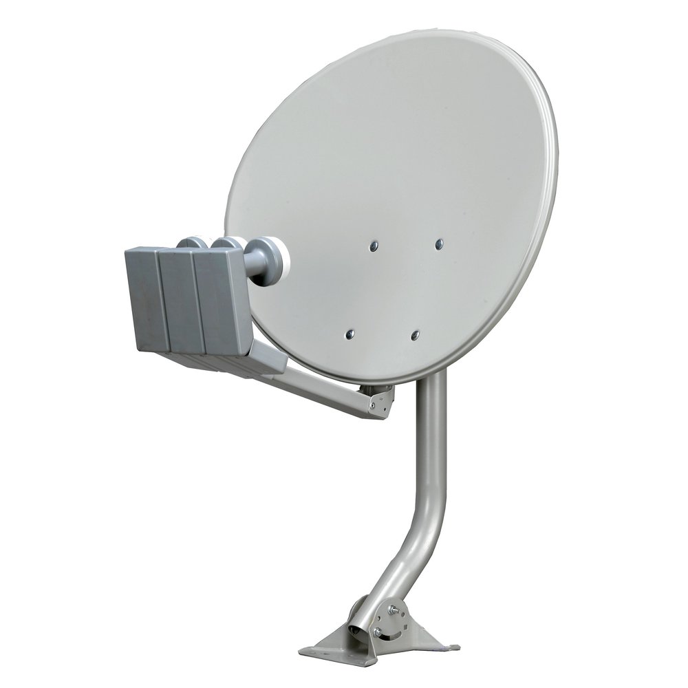 DigiWave 24 inch Elliptical Satellite Dish, Gray (DWDRU46E)