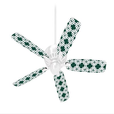 Boxed Hunter Green - Ceiling Fan Skin Kit fits most 42 inch fans (FAN and BLADES SOLD SEPARATELY)