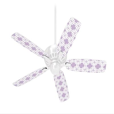 Boxed Lavender - Ceiling Fan Skin Kit fits most 42 inch fans (FAN and BLADES SOLD SEPARATELY)