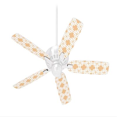 Boxed Peach - Ceiling Fan Skin Kit fits most 42 inch fans (FAN and BLADES SOLD SEPARATELY)
