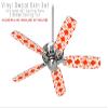 Boxed Red - Ceiling Fan Skin Kit fits most 42 inch fans (FAN and BLADES SOLD SEPARATELY) view 2