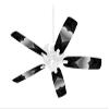 Glass Heart Grunge Gray - Ceiling Fan Skin Kit fits most 42 inch fans (FAN and BLADES SOLD SEPARATELY) view 1