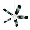 Glass Heart Grunge Seafoam Green - Ceiling Fan Skin Kit fits most 42 inch fans (FAN and BLADES SOLD SEPARATELY) view 1