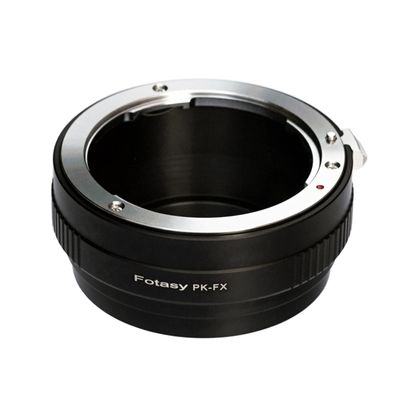 Fotasy PK lens to Fuji X Adapter, Adapter for Pentax K Mount, Compatible with Fujifilm X-Pro1 X-Pro2 X-Pro3 X-E2 X-E3 X-A10 X-T1 X-T2 X-T3 X-T4 X-T10 X-T20 X-T30 X-T30II X-T100 X-H1