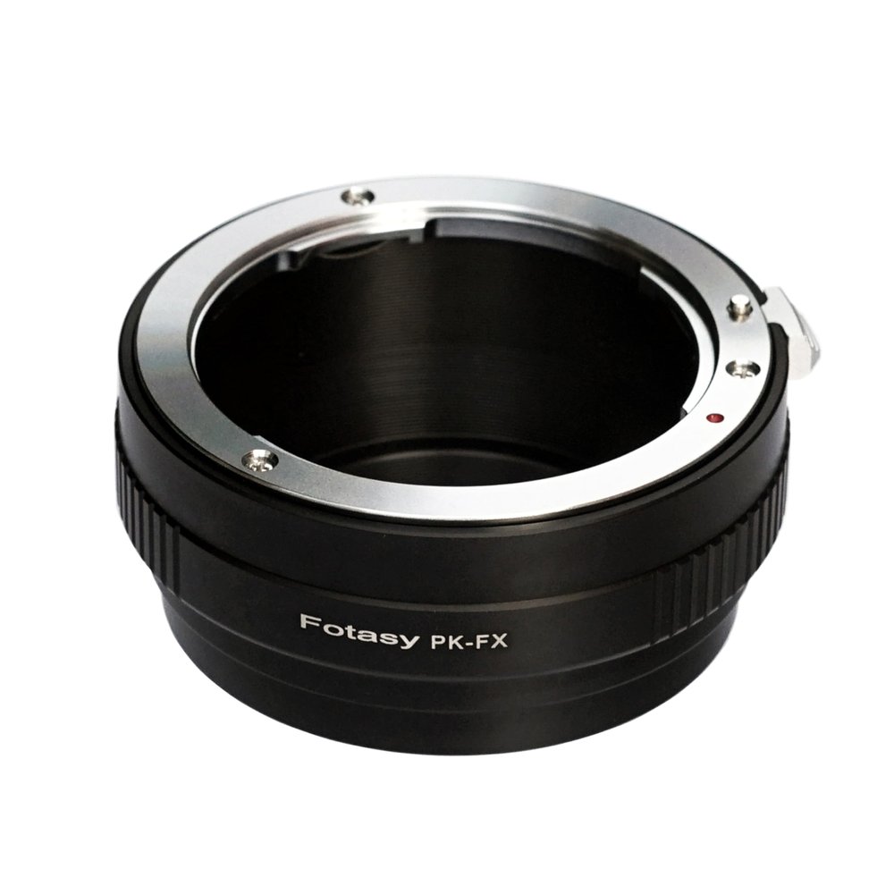 Fotasy PK lens to Fuji X Adapter, Adapter for Pentax K Mount, Compatible with Fujifilm X-Pro1 X-Pro2 X-Pro3 X-E2 X-E3 X-A10 X-T1 X-T2 X-T3 X-T4 X-T10 X-T20 X-T30 X-T30II X-T100 X-H1